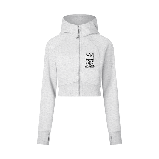 Cropped Zip-Through Hoodie #RP0005